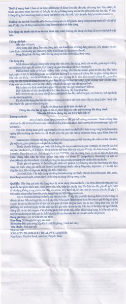 Thuốc Sertil 50 Kwality Pharmaceutical điều trị bệnh trầm cảm, hội chứng hoảng sợ (3 vỉ x 10 viên)