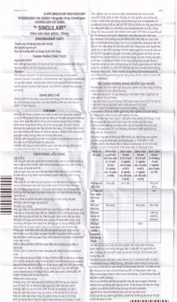 Thuốc Singulair 10mg Organon Pharma điều trị hen dai dẳng từ nhẹ đến trung bình (2 vỉ x 14 viên)