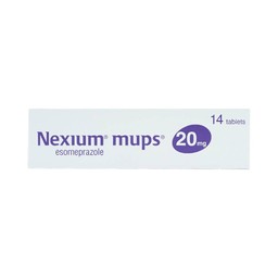 Viên nén Nexium Mups 20mg AstraZeneca điều trị trào ngược dạ dày - thực quản, loét dạ dày (2 vỉ x 7 viên)