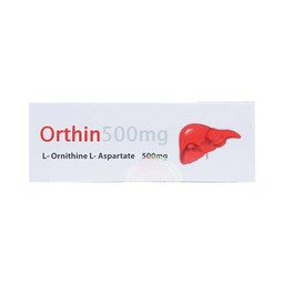 Viên nang cứng Orthin 500mg Mediplantex điều trị hội chứng tăng amoniac (3 vỉ x 10 viên)