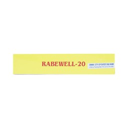 Thuốc Rabewell 20mg Madras Pharm điều trị trào ngược dạ dày (3 vỉ x 10 viên)