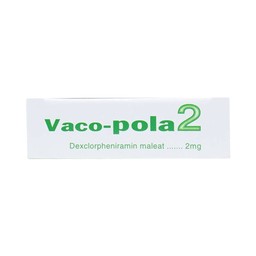 Thuốc Vaco-pola2 Vacopharm điều trị sổ mũi dị ứng, viêm mũi (2 vỉ x 15 viên)