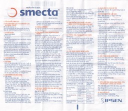 Thuốc bột pha hỗn dịch uống Smecta Ipsen hương cam & vani điều trị tiêu chảy, bảo vệ niêm mạc tiêu hoá (30 gói)