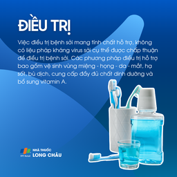 Điều trị hỗ trợ bệnh sởi và bổ sung vitamin A