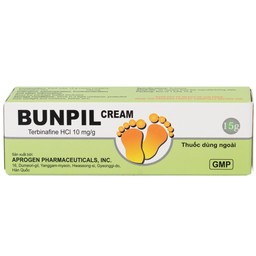 Kem bôi ngoài da Bunpil 10mg Aprogen điều trị nấm da, lang ben (15g)
