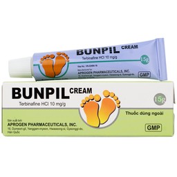 Kem bôi ngoài da Bunpil 10mg Aprogen điều trị nấm da, lang ben (15g)
