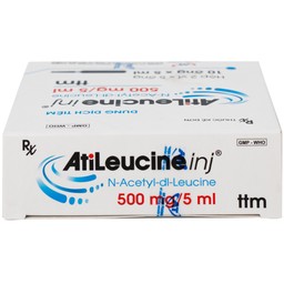 Dung dịch tiêm AtiLeucine inj 500mg/5ml An Thiên điều trị triệu chứng cơn chóng mặt (2 vỉ x 5 ống)