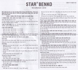 Viên ngậm Star Benko OPV điều trị nhiễm khuẩn miệng, họng (2 vỉ x 12 viên)