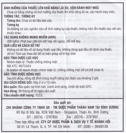 Thuốc Taginyl 500mg Thành Nam điều trị triệu chứng cơn chóng mặt (2 vỉ x 10 viên)