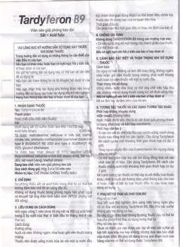 Thuốc Tardyferon B9 Pierre Fabre dự phòng thiếu sắt, acid folic cho phụ nữ có thai (3 vỉ x 10 viên)