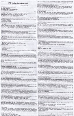 Thuốc Telmisartan 40 TV.Pharm điều trị tăng huyết áp (3 vỉ x 10 viên)