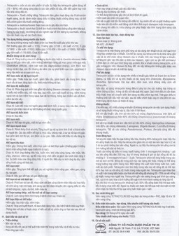 Thuốc  Tetracyclin 500mg Uphace điều trị nhiễm khuẩn đường hô hấp (10 vỉ x 10 viên)