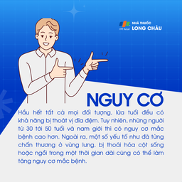 nguy cơ thoát vị đĩa đệm – nam giới 30-50 tuổi, chấn thương lưng, thoái hóa cột sống, ngồi lâu