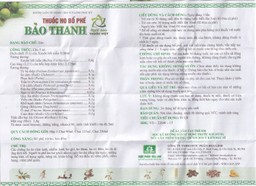 Siro Bảo Thanh Hoa Linh điều trị ho, bổ phế, hóa đờm (90ml)
