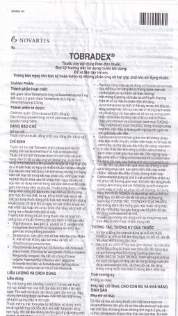 Thuốc mỡ tra mắt TobraDex Alcon điều trị viêm và nhiễm khuẩn (3,5g)