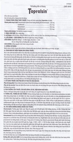 Thuốc Topralsin Pharimexco điều trị triệu chứng ho khan (24 viên)