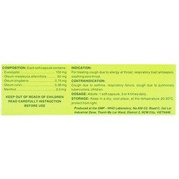 Thuốc Tragutan F Dược 3-2 điều trị các chứng ho, sát trùng đường hô hấp (3 vỉ x 10 viên)