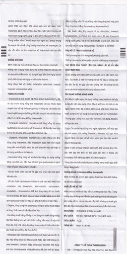 Thuốc Trifungi Pymepharco điều trị nhiễm nấm Candida ở miệng - họng (1 vỉ x 4 viên)