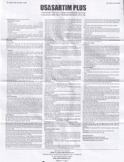 Thuốc Usasartim Plus 150 Ampharco điều trị tăng huyết áp (3 vỉ x 10 viên)