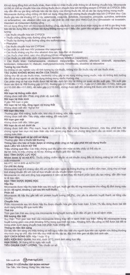 Gel niêm mạc miệng họng Vadikddy 10g Merap Gel điều trị nấm candida