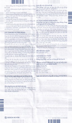 Thuốc Verospiron 25mg Gedeon điều trị phù, tăng huyết áp, cường aldosterone tiên phát và giảm kali huyết (1 vỉ x 20 viên)