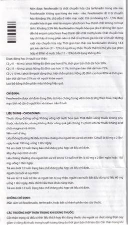 Thuốc Xonatrix 60mg DaviPharm điều trị triệu chứng viêm mũi dị ứng theo mùa (3 vỉ x 10 viên) 