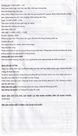 Thuốc Xonatrix 60mg DaviPharm điều trị triệu chứng viêm mũi dị ứng theo mùa (3 vỉ x 10 viên) 