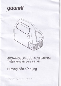 Máy xông khí dung nén khí Yuwell 403M hỗ trợ điều trị bệnh lý về đường hô hấp