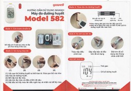 Máy đo đường huyết Yuwell 582 hỗ trợ theo dõi, kiểm soát lượng đường trong máu