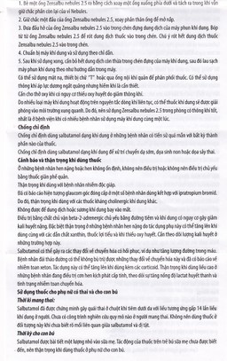 Thuốc Zensalbu 2.5mg CPC1HN kiểm soát co thắt phế quản mạn, điều trị hen nặng cấp tính (2 vỉ x 5 ống)