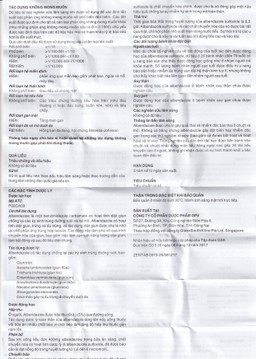 Thuốc Zentel Albendazole 200mg GSK điều trị các loại giun đường ruột nhạy cảm (1 vỉ x 2 viên)