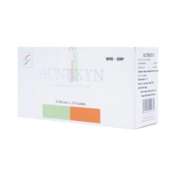 Thuốc Acnekyn 500mg Đông Nam điều trị các chứng đau và sốt từ nhẹ đến vừ (10 vỉ x 10 viên)