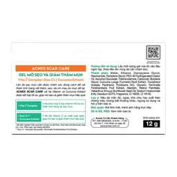 Gel mờ sẹo và giảm thâm mụn Acnes Scar Care Rohto (12g)