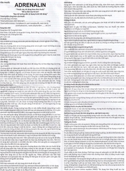 Dung dịch tiêm Adrenalin 1mg/1ml hồi sức tim phổi, cấp cứu choáng phản vệ (2 vỉ x 5 ống)