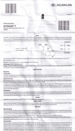 Thuốc nhỏ mắt Alphagan P Allergan điều trị tăng nhãn áp (5ml)