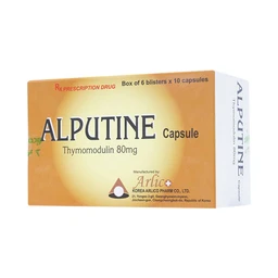 Thuốc Alputine 80mg Arlico hỗ trợ điều trị nhiễm khuẩn hô hấp, viêm mũi dị ứng (6 vỉ x 10 viên)