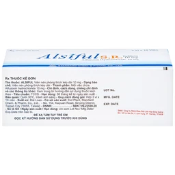 Thuốc Alsiful S.R 10mg Standard điều trị phì đại lành tính tuyến tiền liệt (3 vỉ x 10 viên)