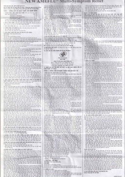 Siro Ameflu Multi-Symtom Relief OPV hương dâu điều trị các triệu chứng cảm cúm (60ml)