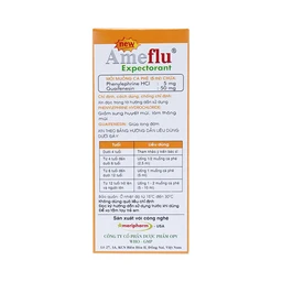 Siro Ameflu Expectorant OPV thông mũi, long đờm (60ml)