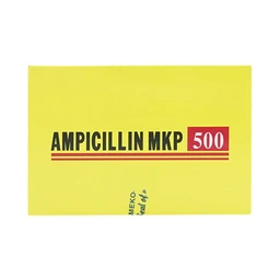 Thuốc Ampicillin MKP 500 Mekophar điều trị nhiễm khuẩn (10 vỉ x 10 viên)