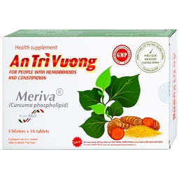 Viên giảm táo bón An Trĩ Vương Vinh Gia (3 vỉ x 10 viên)