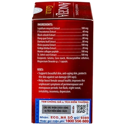 Viên uống hỗ trợ làn da căng sáng tăng cường sinh lý nữ Angela Gold Ecogreen (60 viên)