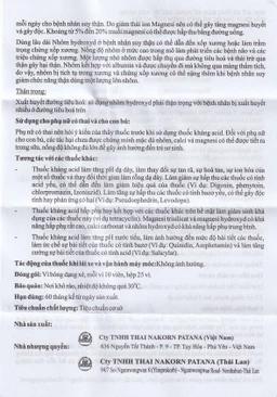 Thuốc Antacil 250mg Thai Nakorn Patana điều trị bệnh loét dạ dày, tá tràng (25 vỉ x 10 viên)