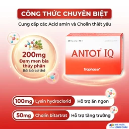 Dung dịch giúp trẻ ăn ngon miệng Antot IQ Traphaco (20 ống) 3