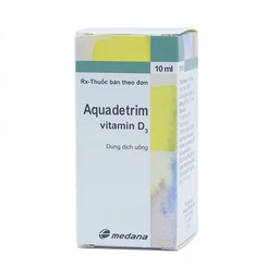 Dung dịch uống Aquadetrim Vitamin D3 Medana phòng ngừa còi xương, loãng xương (10ml)