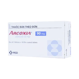 Thuốc Arcoxia 90mg MSD điều trị thoái hoá khớp, viêm khớp dạng thấp (3 vỉ x 10 viên)