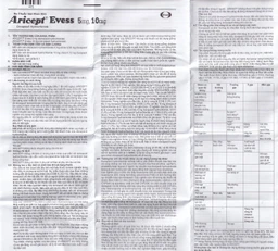 Thuốc Aricept Evess 10mg Eisai điều trị triệu chứng bệnh alzheimer (2 vỉ x 14 viên)