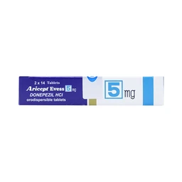 Thuốc Aricept Evess 5mg Eisai điều trị triệu chứng bệnh alzheimer (2 vỉ x 14 viên)