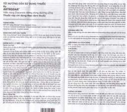 Thuốc Artrodar 50mg Chemedica điều trị thoái hóa khớp hông hoặc gối (3 vỉ x 10 viên)