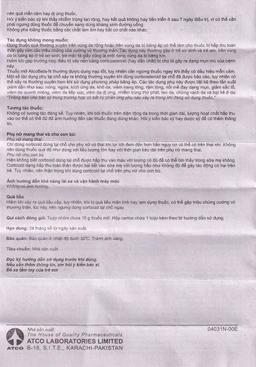 Thuốc mỡ Atcobeta-N 0,1% Atco điều trị viêm da, chàm dị ứng (15g)